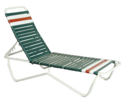 1207 - Strap Chaise Lounge