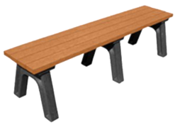 HKDP7711 - 6' Poly Dogi Bench