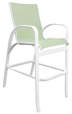 Garden Green Sling Bar Chair