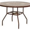 4203ALMD - 42" Decorative Aluminum Top Table (also available in 18" and 36")
